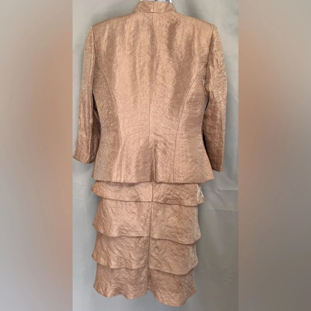 Jessica Howard 2 Piece Set Dress Jacket‎ Women's Size 8 Pink - Picture 15 of 16